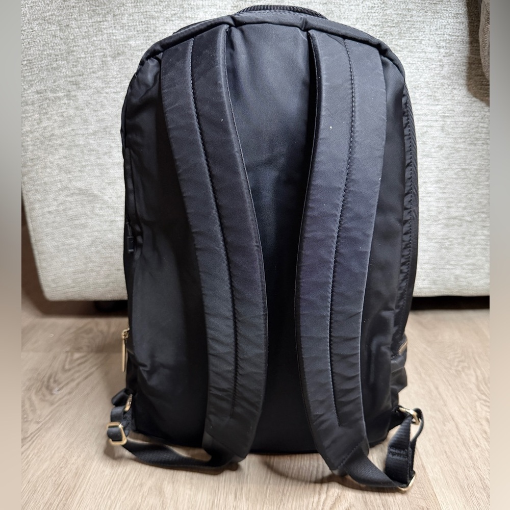 Lululemon Athletica Black Backpack with Gold Accents - Picture 4 of 16